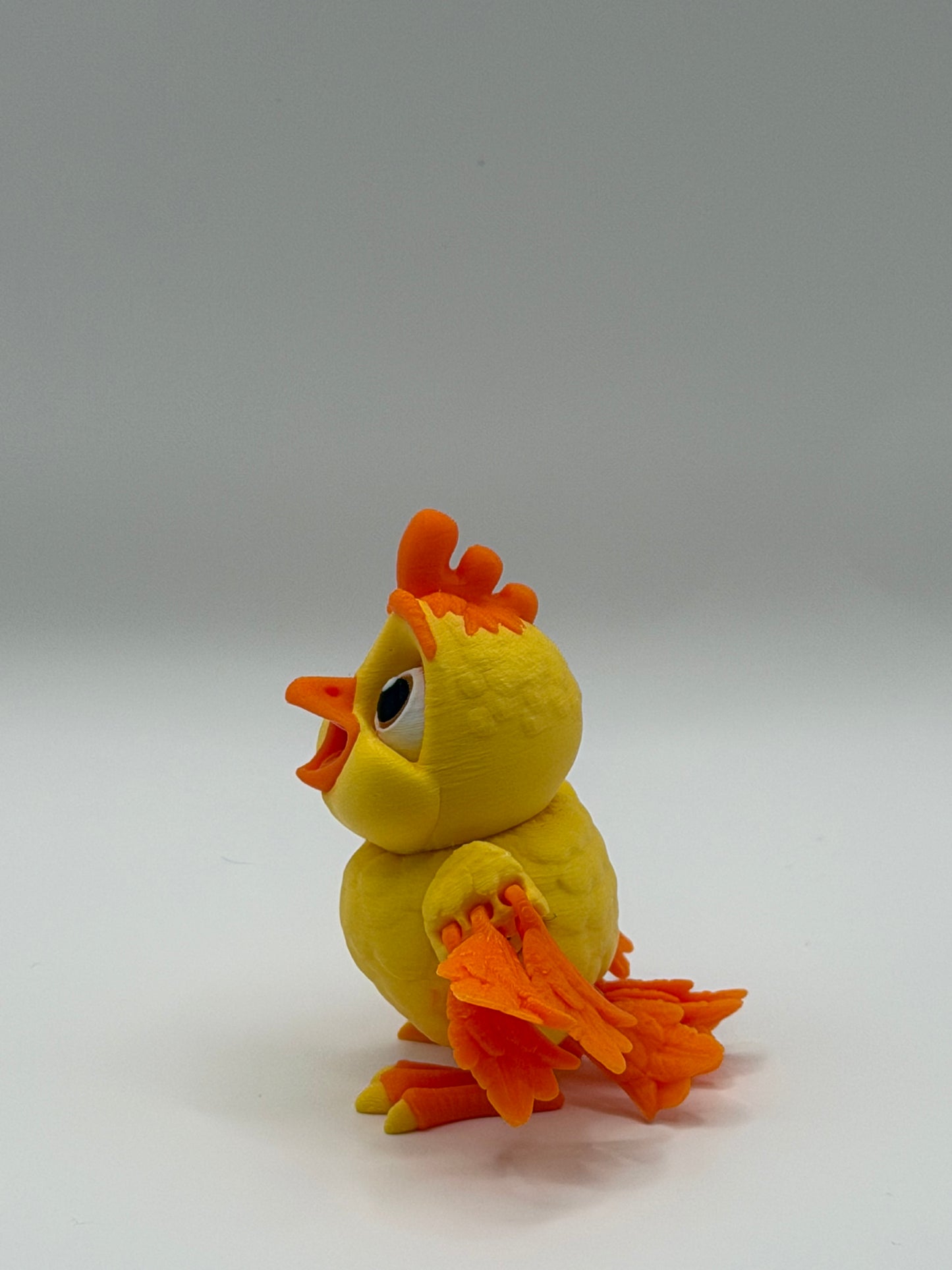 Articulated 3D Printed Chick - 3 Inch Fidget Toy