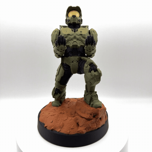 Master Chief Controller Stand - Halo Gaming Display