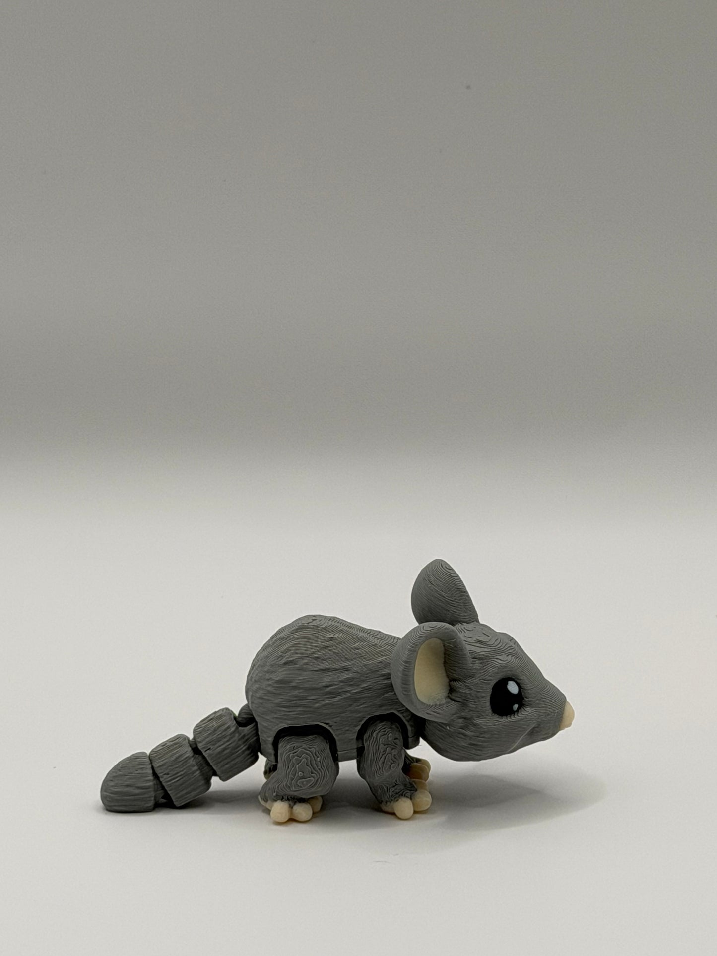 Articulated 3D Printed Mouse - 3 Inch Fidget Toy