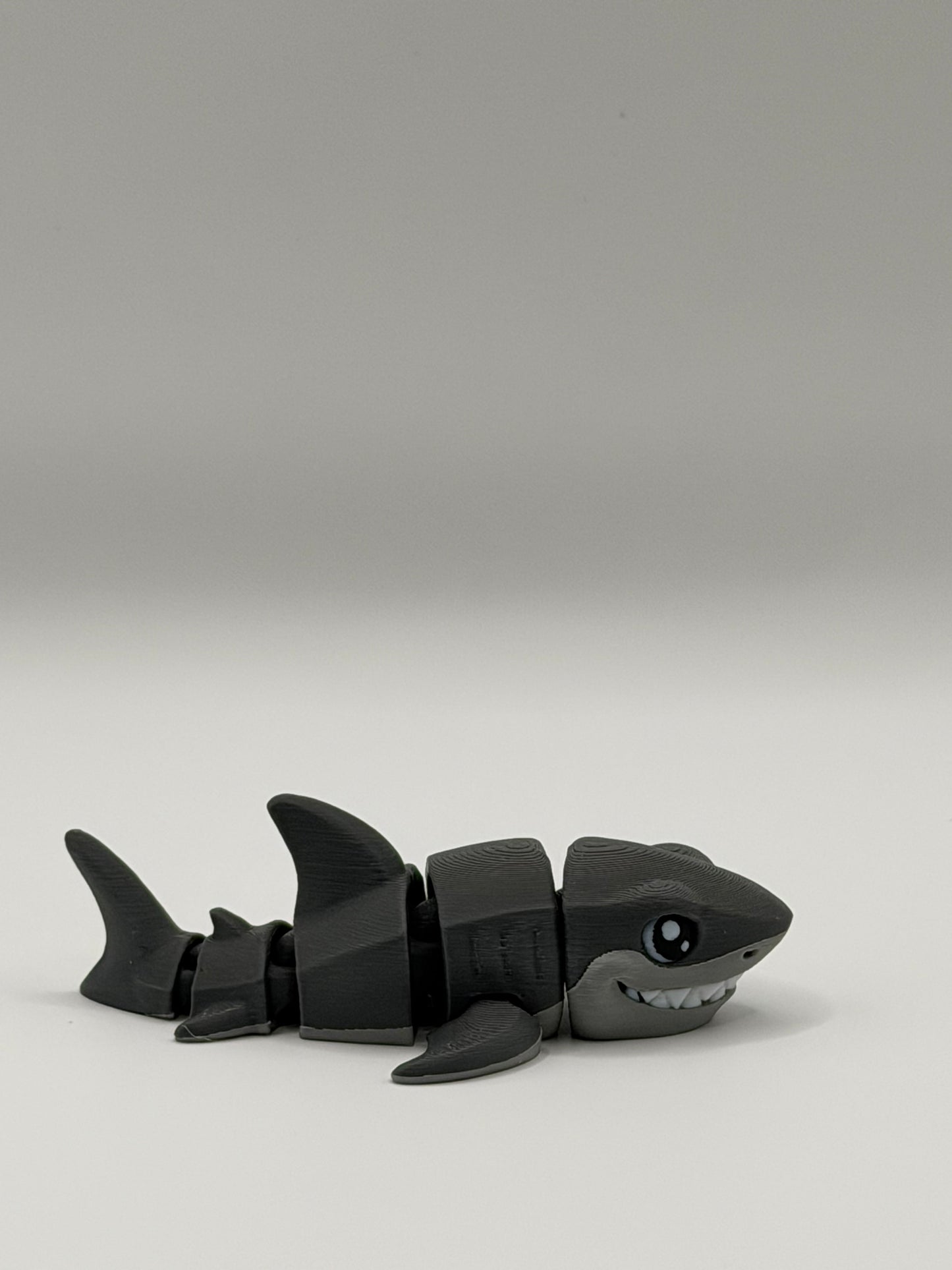 Articulated 3D Printed Shark - 4 Inch Fidget Toy