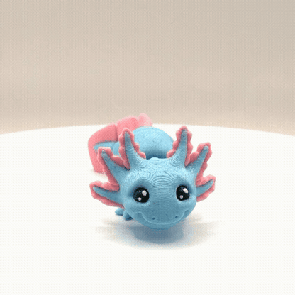 3D Printed Articulated Axolotl