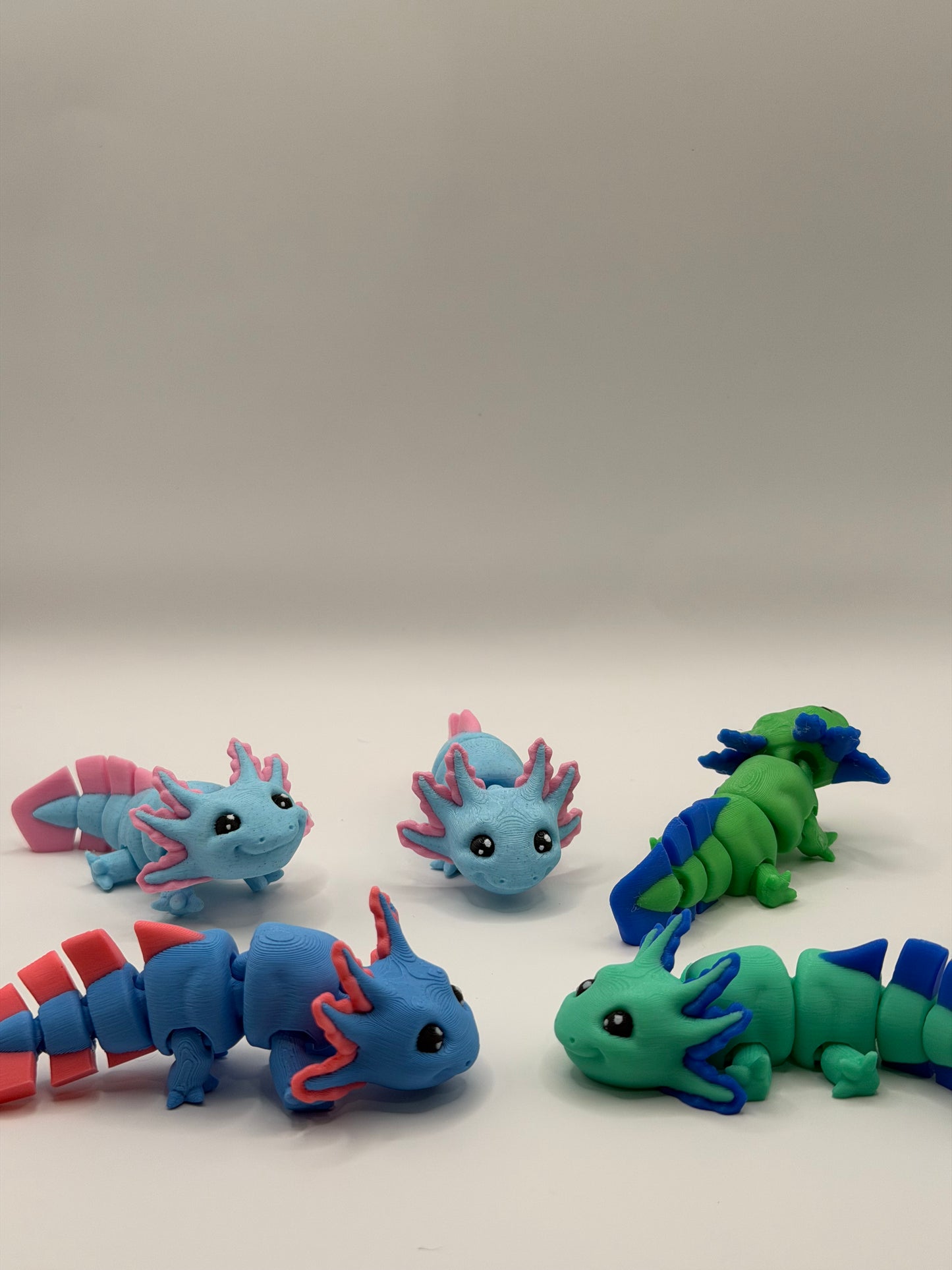 3D Printed Articulated Axolotl
