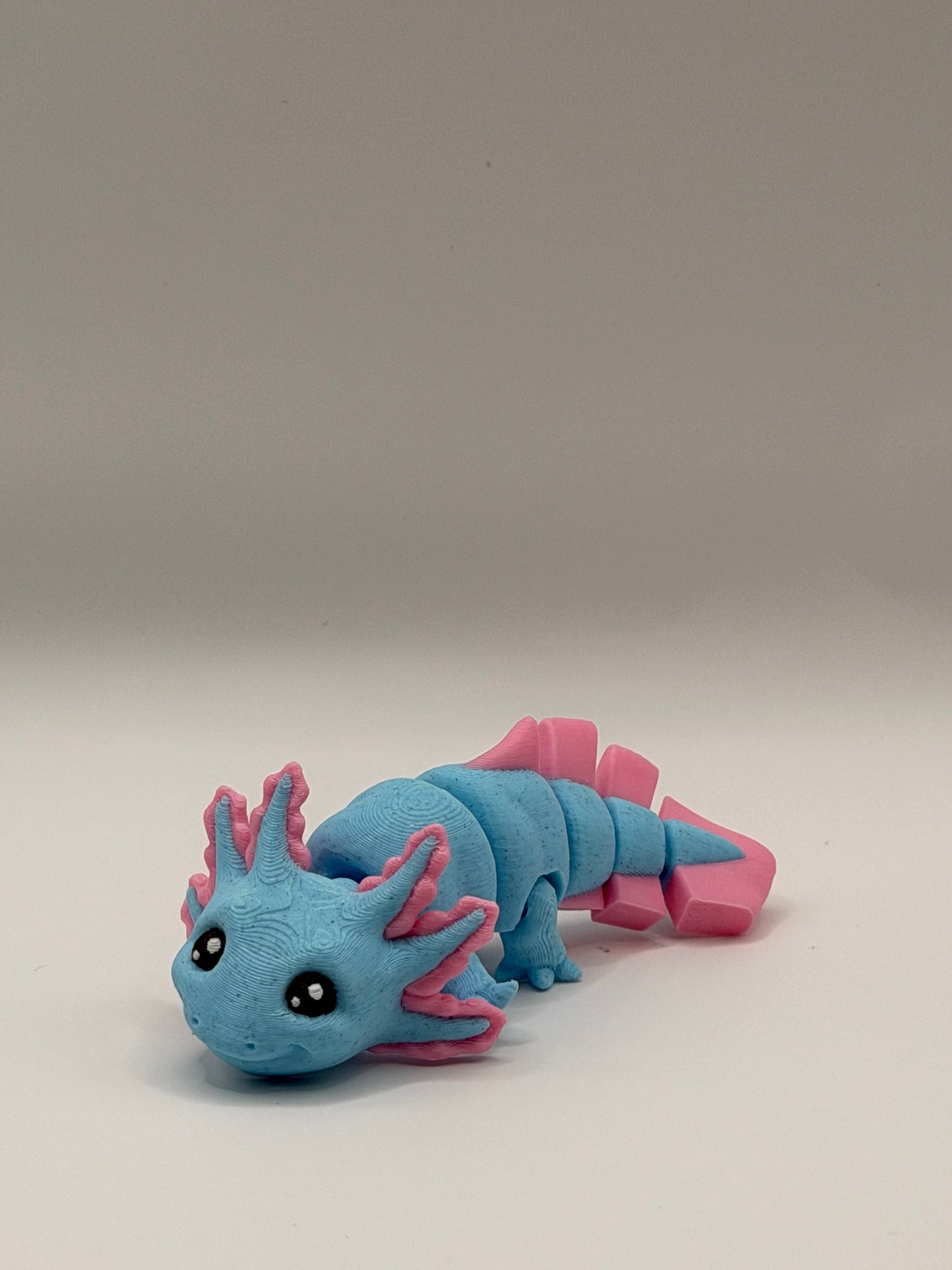 3D Printed Articulated Axolotl