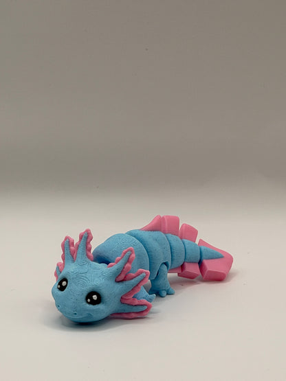 3D Printed Articulated Axolotl