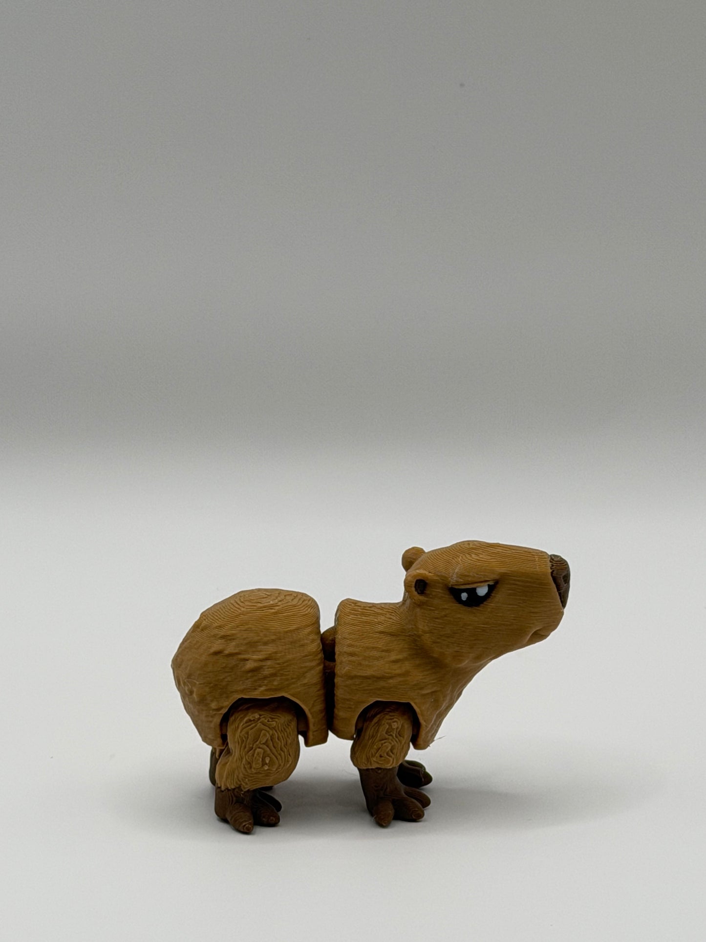 Articulated 3D Printed Capybara - 3 Inch Fidget Toy