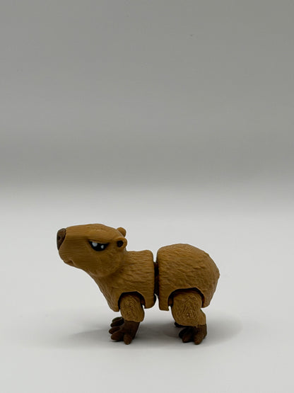 Articulated 3D Printed Capybara - 3 Inch Fidget Toy