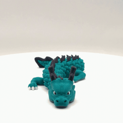 Articulated 3D Printed Dragon - 7 Inch