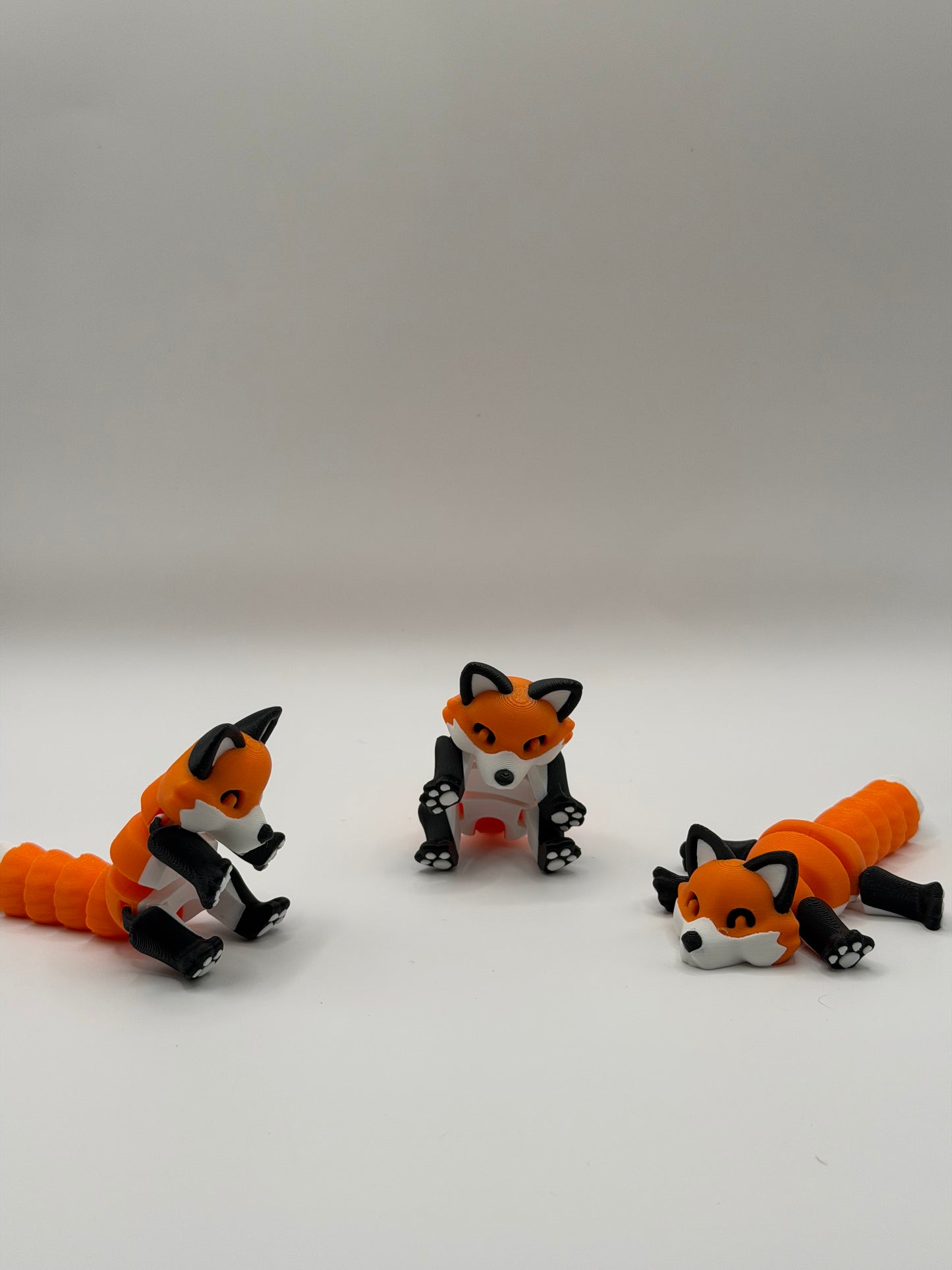 Articulated 3D Printed Fox - 5 Inch