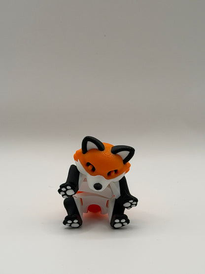 Articulated 3D Printed Fox - 5 Inch