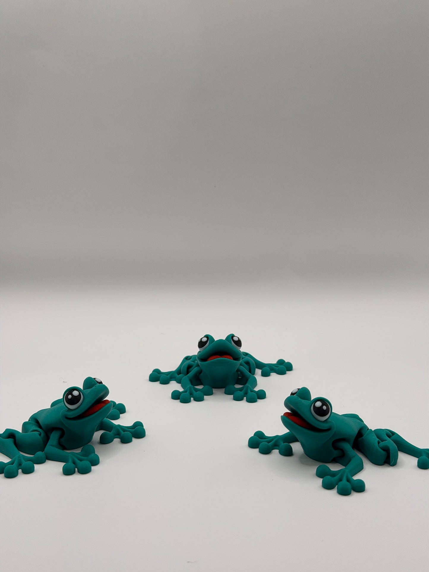 Articulated 3D Printed Frog - 4 Inch Fidget Toy