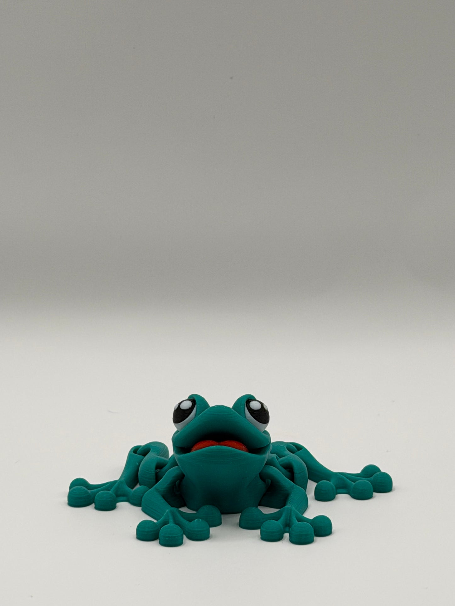 Articulated 3D Printed Frog - 4 Inch Fidget Toy