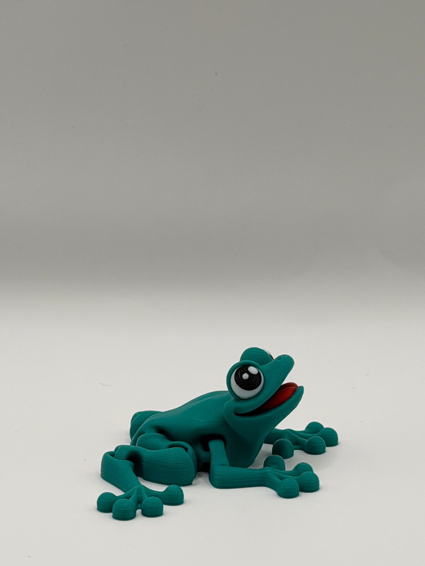 Articulated 3D Printed Frog - 4 Inch Fidget Toy