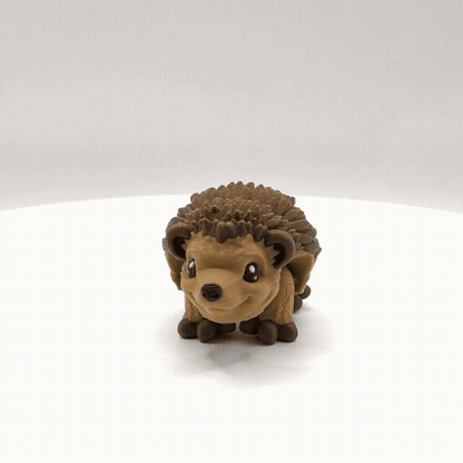 Articulated 3D Printed Hedgehog - 3 Inch Fidget Toy