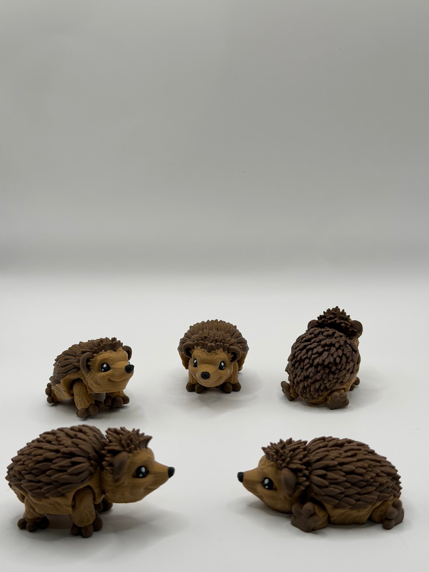 Articulated 3D Printed Hedgehog - 3 Inch Fidget Toy