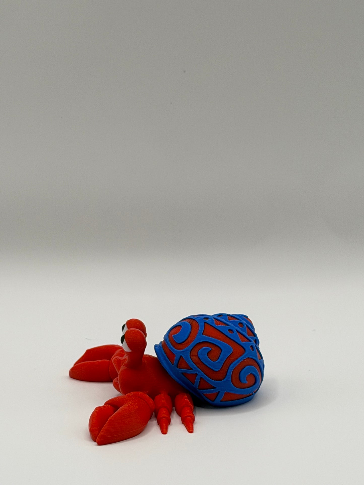 Articulated 3D Printed Hermit Crab - 3 Inch Fidget Toy