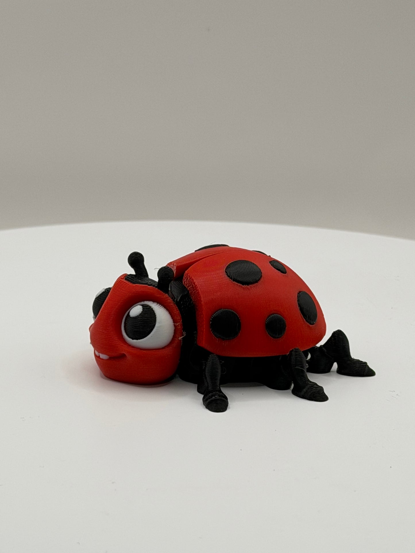 Articulated 3D Printed Ladybug - 2 1/4 Inch Mini Fidget Toy