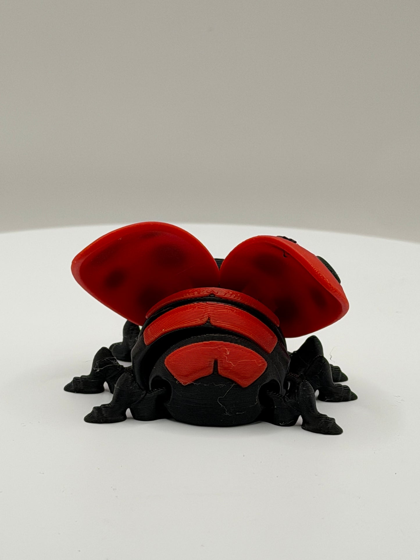 Articulated 3D Printed Ladybug - 2 1/4 Inch Mini Fidget Toy