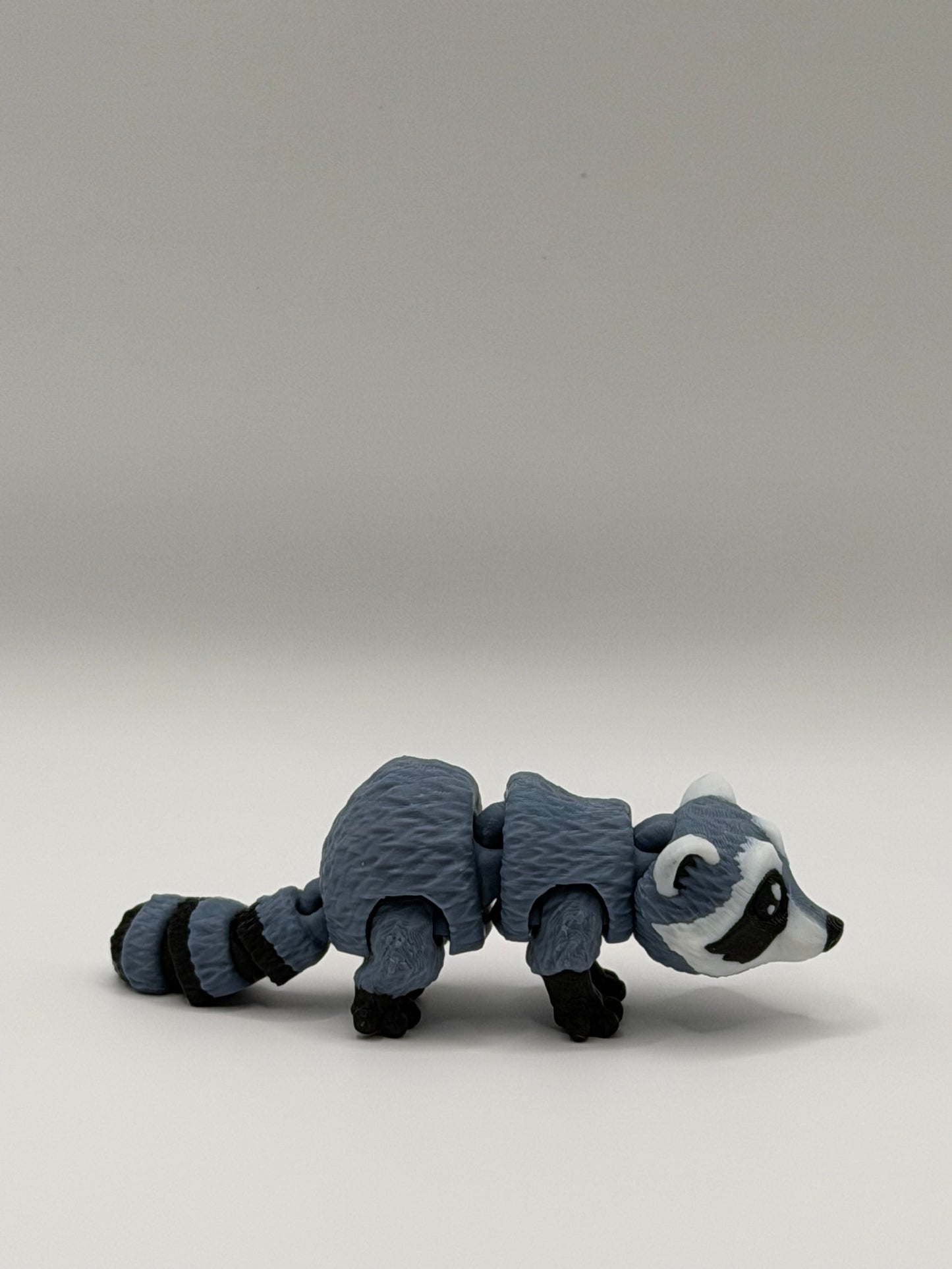 Articulated 3D Printed Raccoon - 4 Inch Fidget Toy