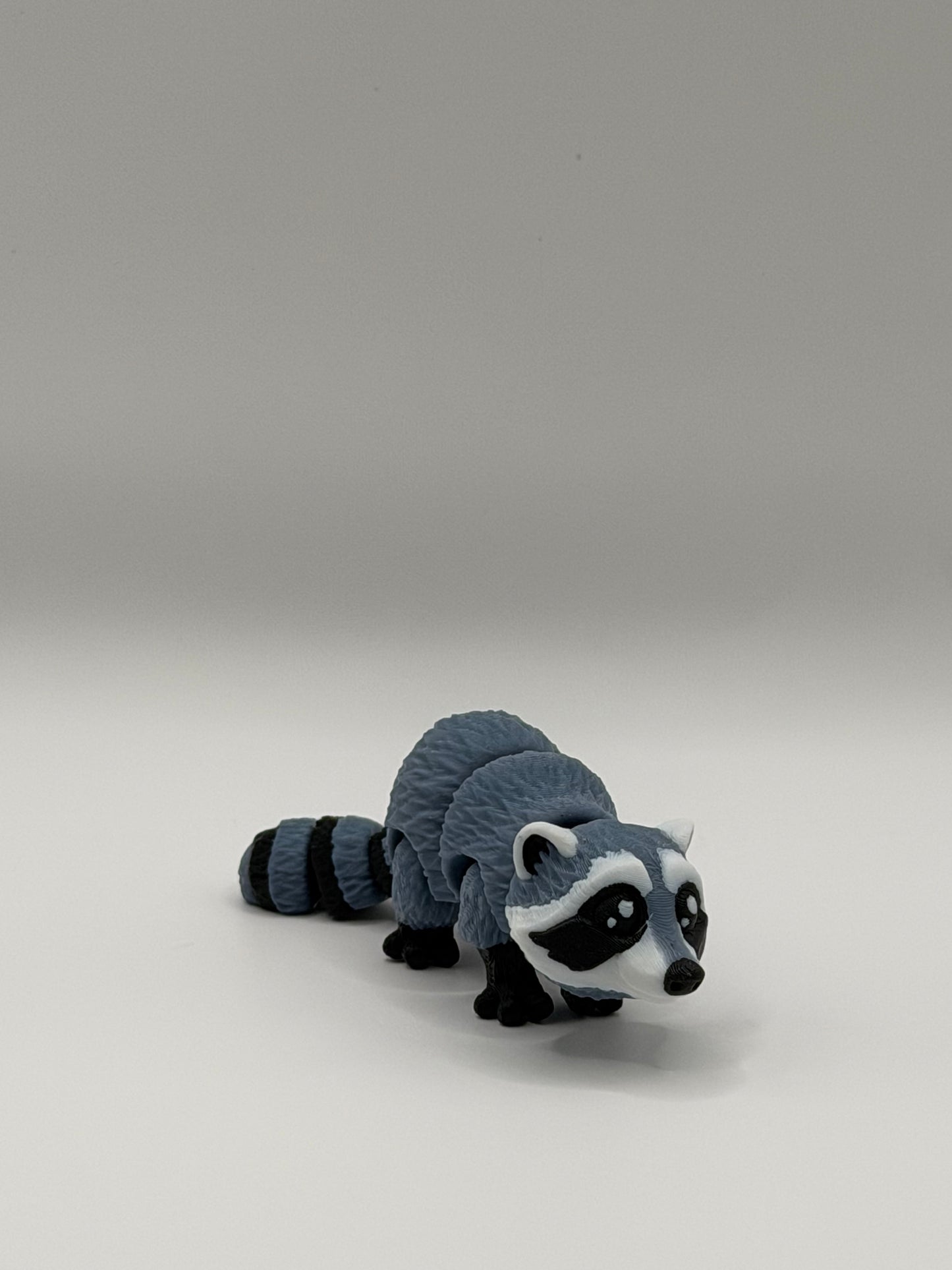 Articulated 3D Printed Raccoon - 4 Inch Fidget Toy