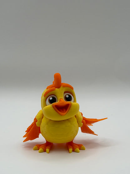 Articulated 3D Printed Chick - 3 Inch Fidget Toy