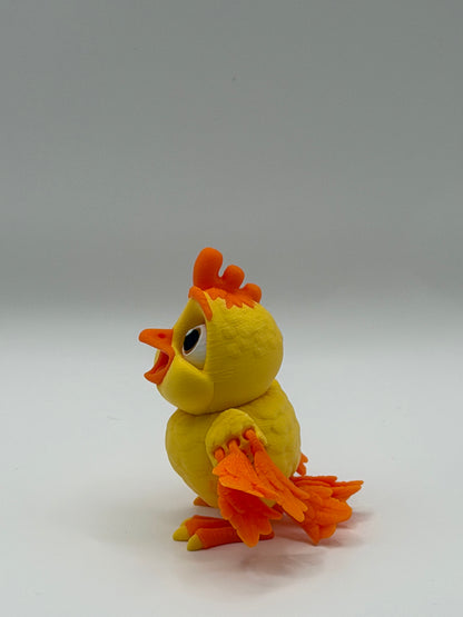 Articulated 3D Printed Chick - 3 Inch Fidget Toy