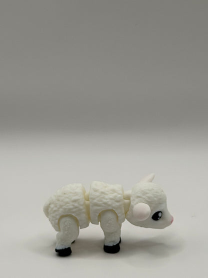 Articulated 3D Printed Lamb - 3 Inch Fidget Toy