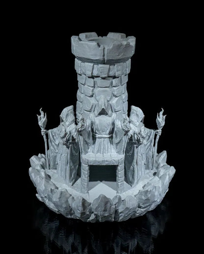 Mad Wizard Dice Tower - 6 Inch 3D Printed