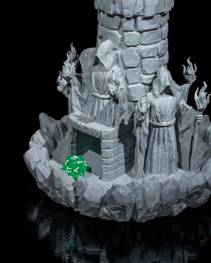 Mad Wizard Dice Tower - 6 Inch 3D Printed