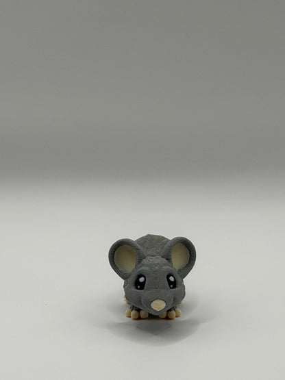 Articulated 3D Printed Mouse - 3 Inch Fidget Toy