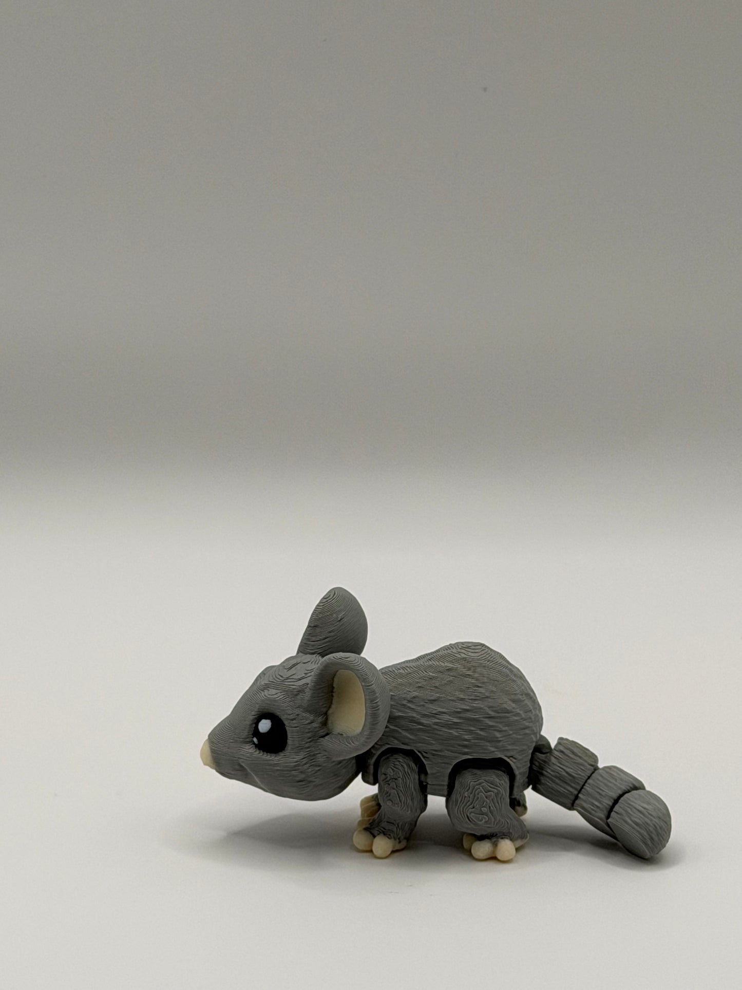 Articulated 3D Printed Mouse - 3 Inch Fidget Toy
