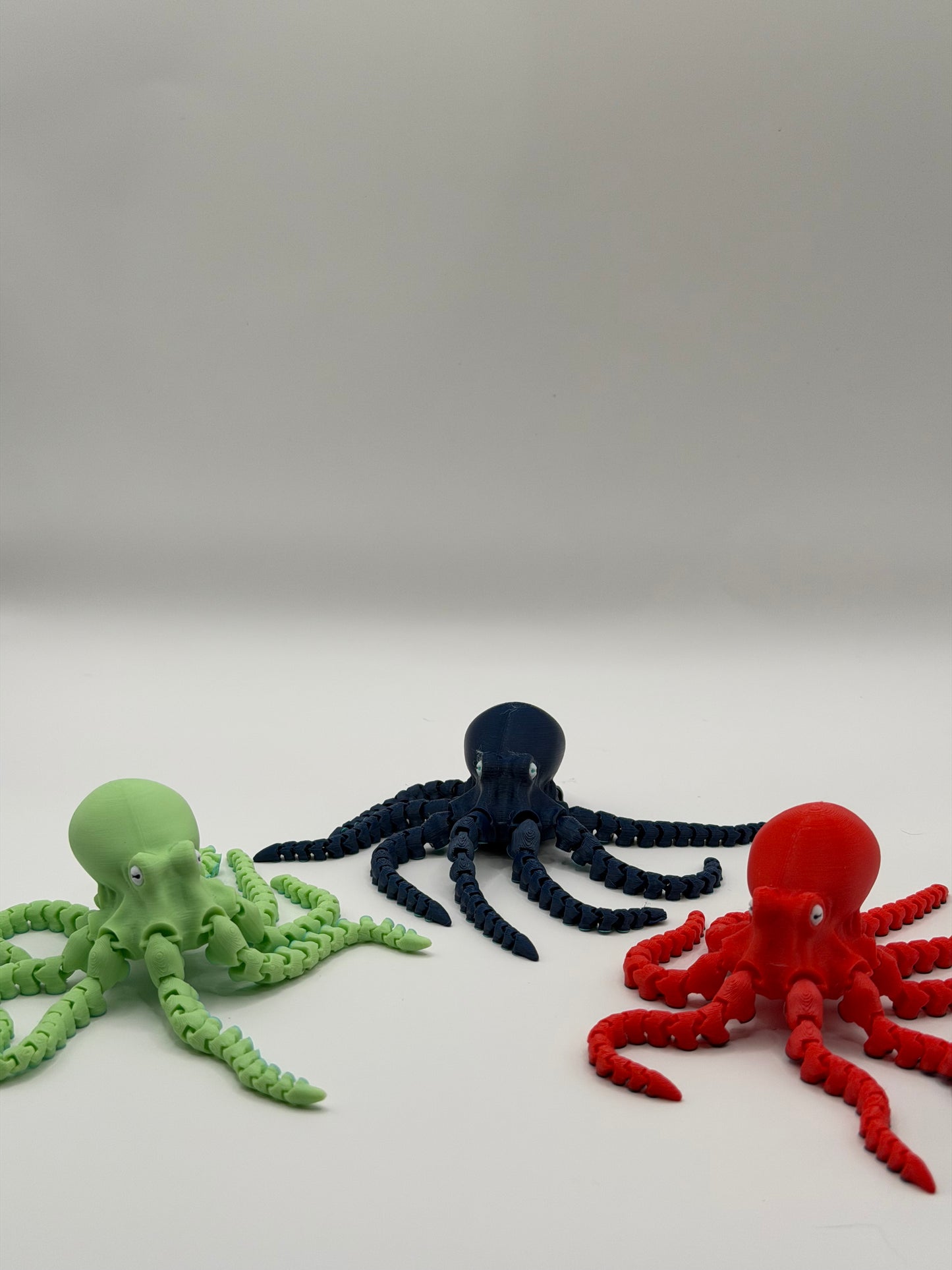 Articulated 3D Printed Octopus - 6 Inch Fidget Toy