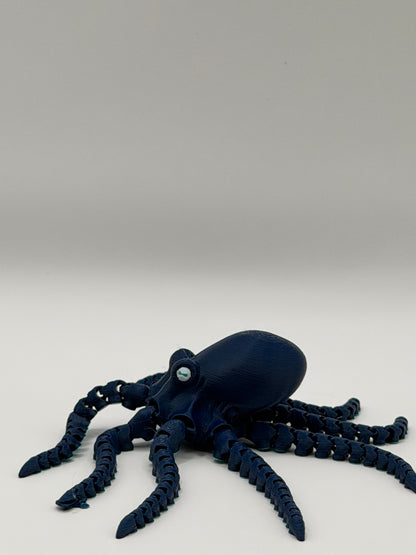 Articulated 3D Printed Octopus - 6 Inch Fidget Toy