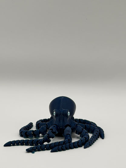 Articulated 3D Printed Octopus - 6 Inch Fidget Toy