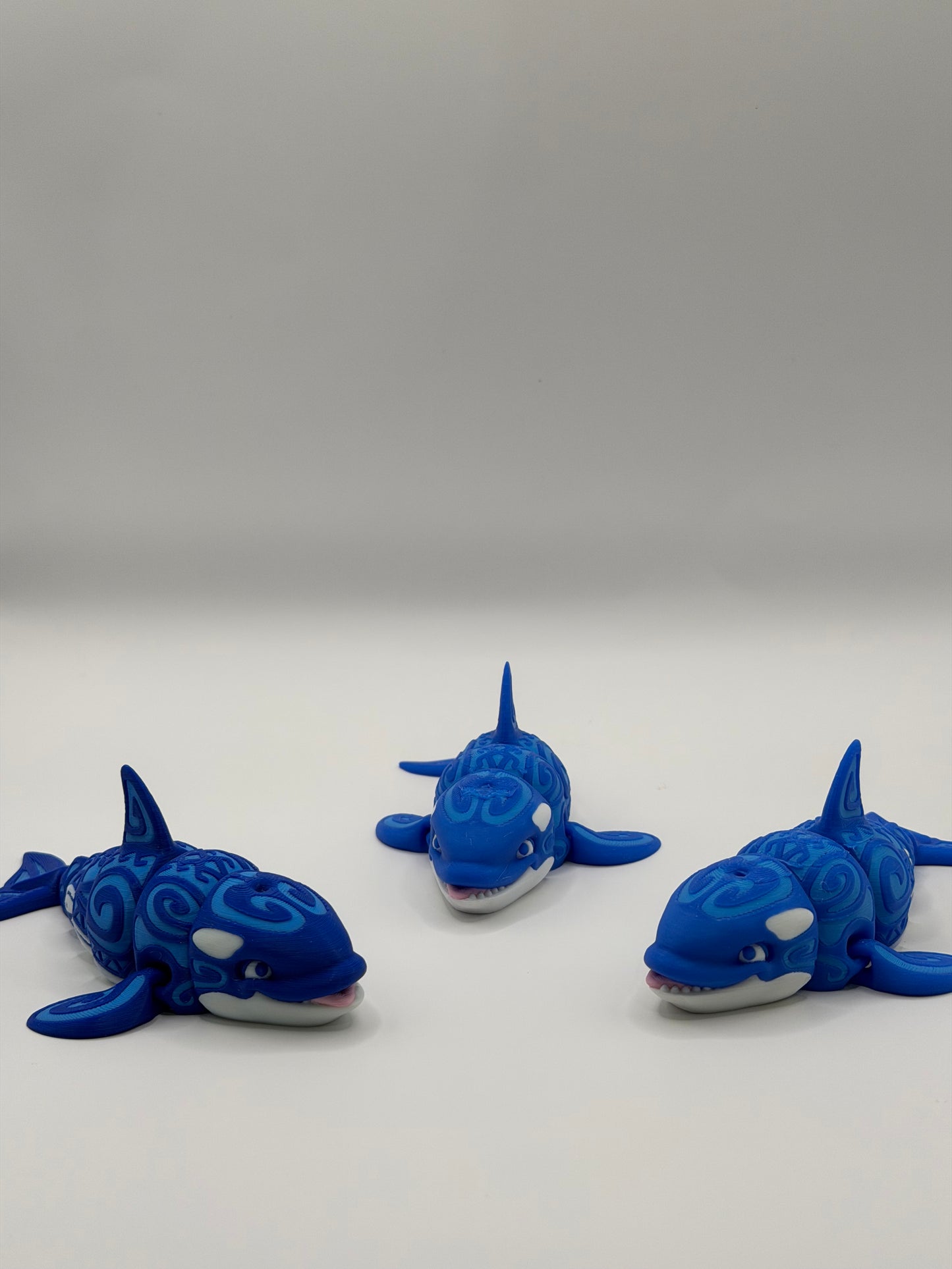 Articulated 3D Printed Orca - 5 Inch Fidget Toy