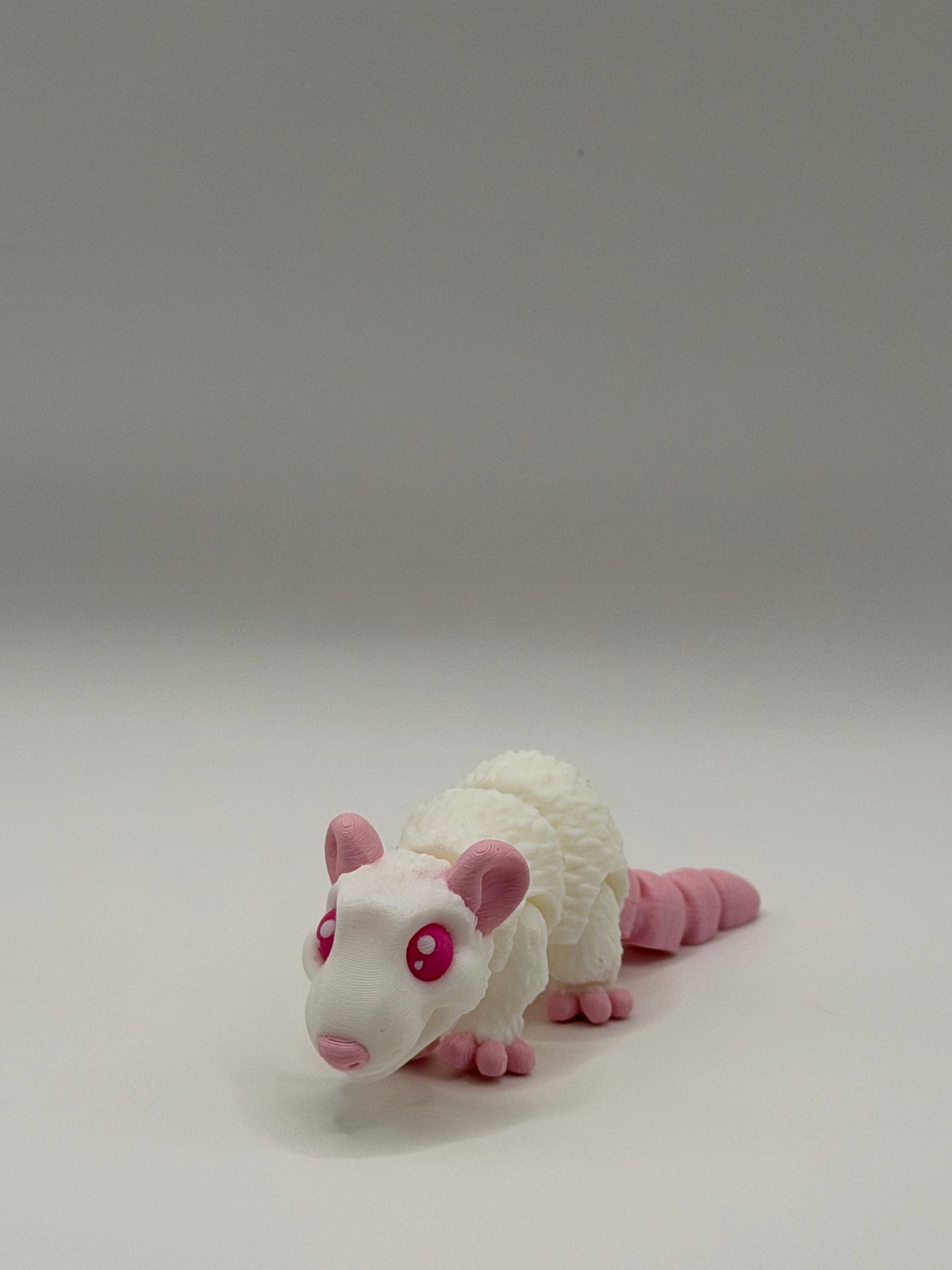 Articulated 3D Printed Rat - 4 Inch Fidget Toy