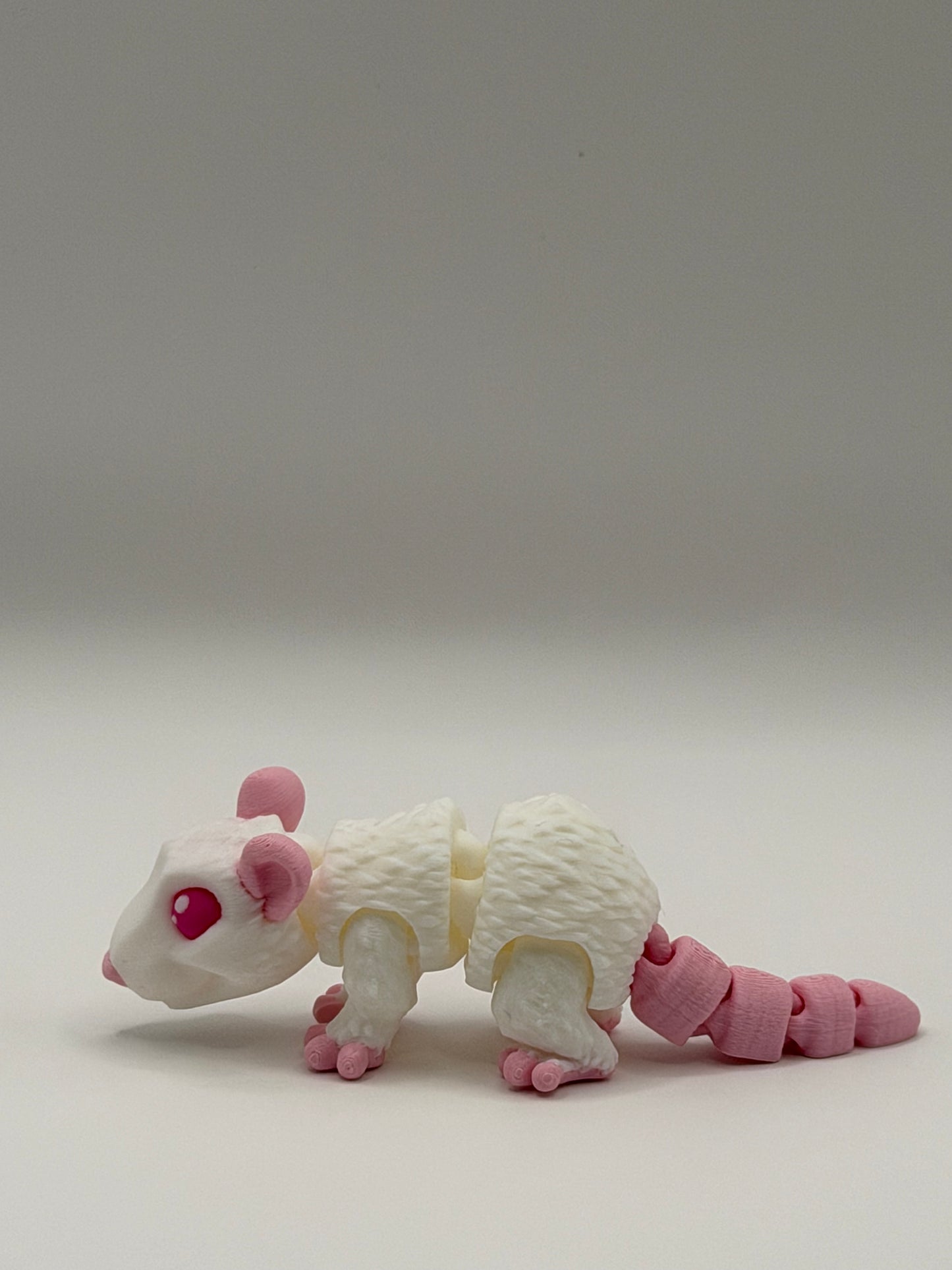 Articulated 3D Printed Rat - 4 Inch Fidget Toy