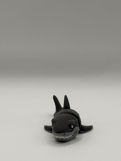 Articulated 3D Printed Shark - 4 Inch Fidget Toy