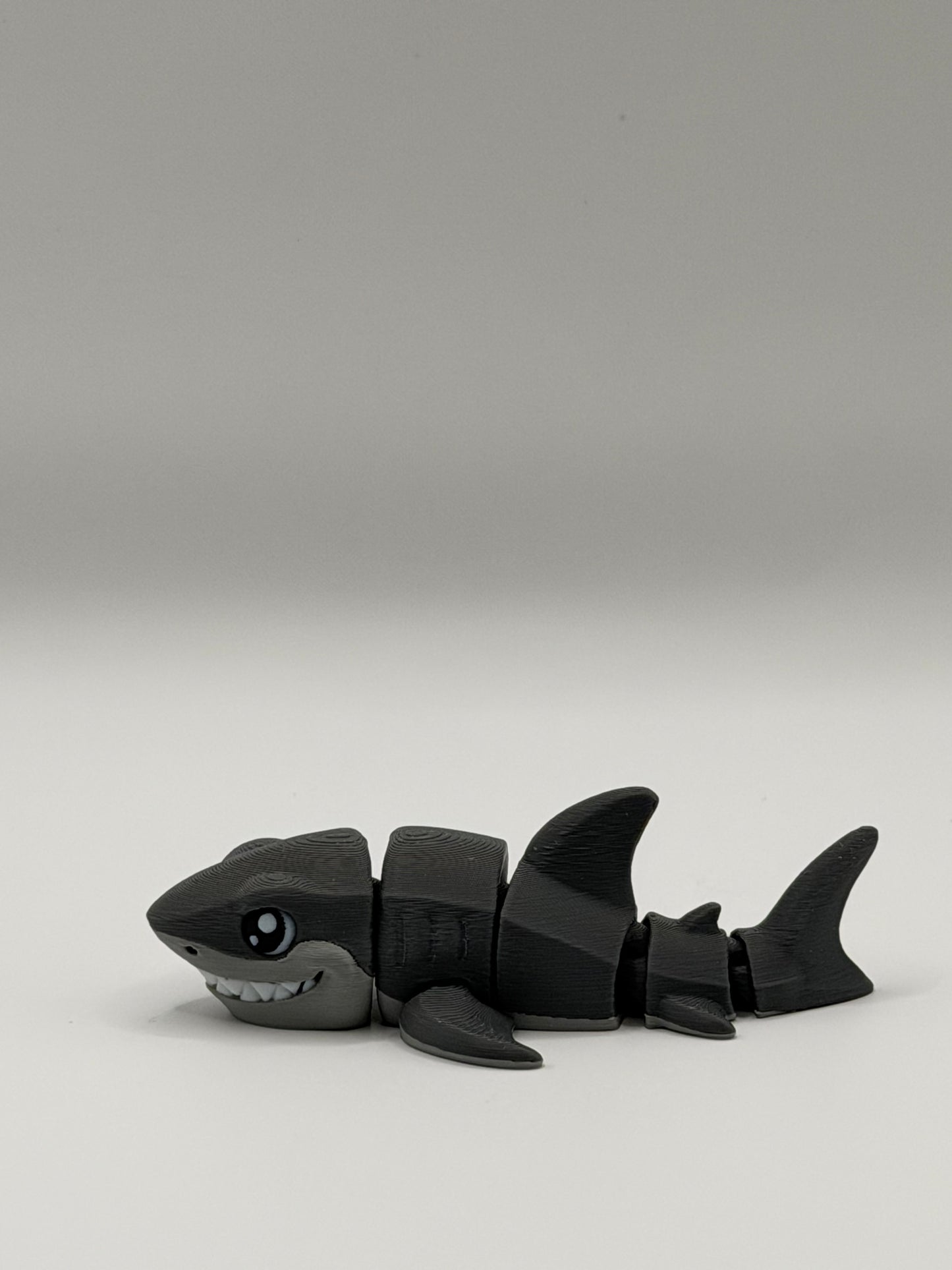 Articulated 3D Printed Shark - 4 Inch Fidget Toy