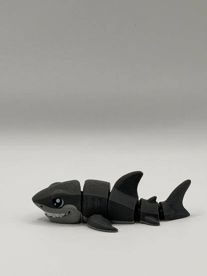 Articulated 3D Printed Shark - 4 Inch Fidget Toy