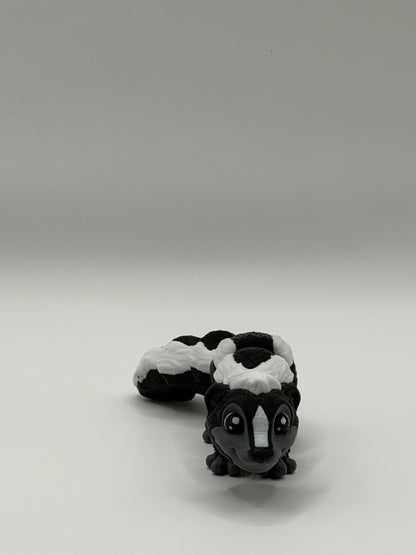 Articulated 3D Printed Skunk - 4 Inch Fidget Toy