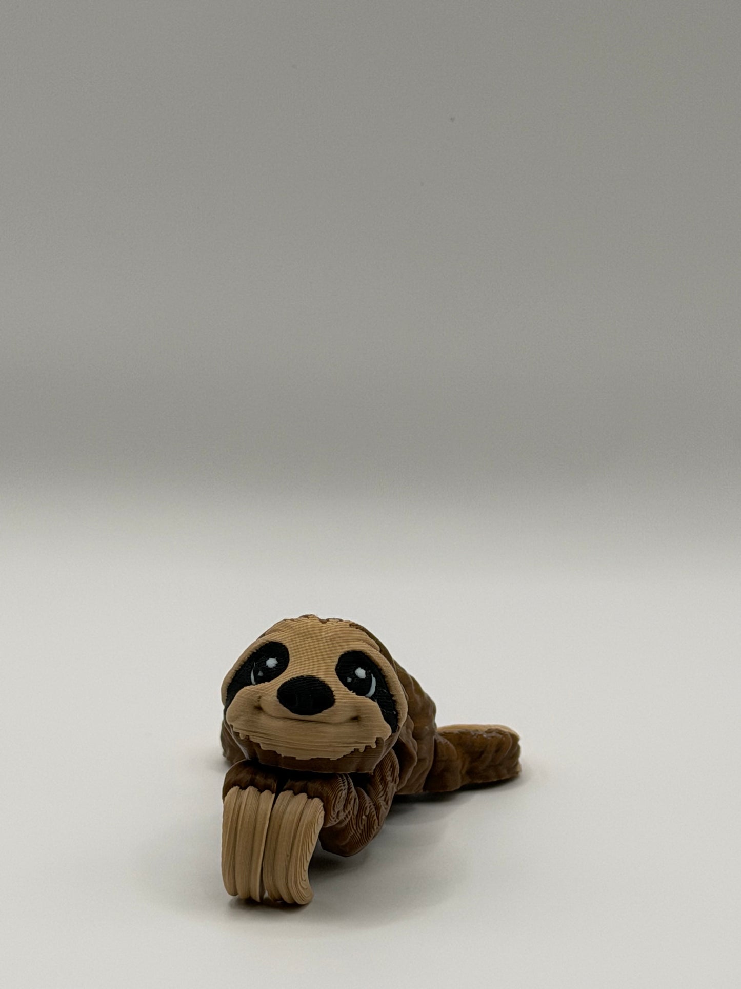 Articulated 3D Printed Sloth - 4 Inch Fidget Toy