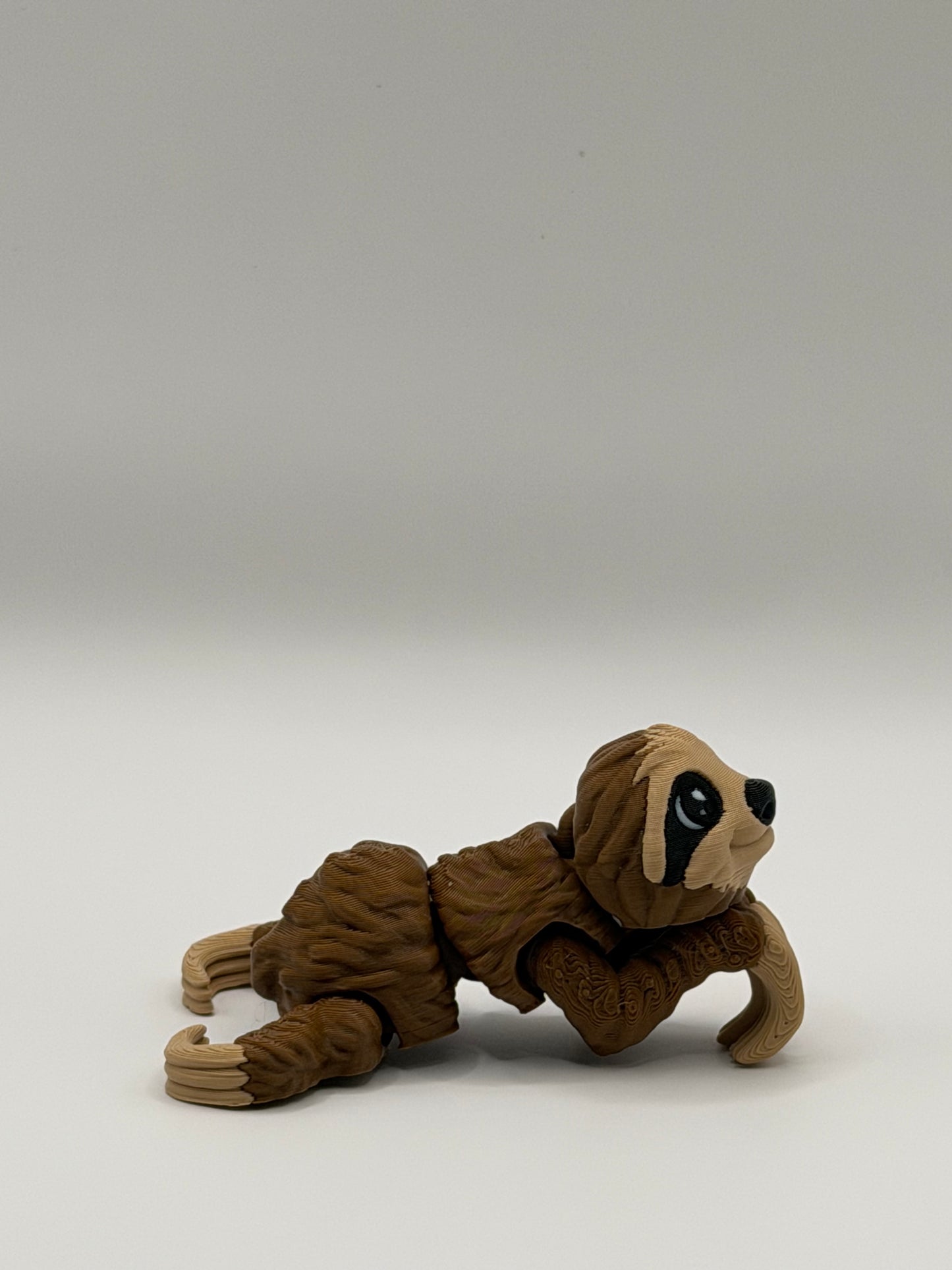 Articulated 3D Printed Sloth - 4 Inch Fidget Toy