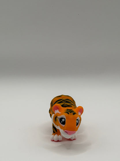 Articulated 3D Printed Tiger - 4 Inch Fidget Toy